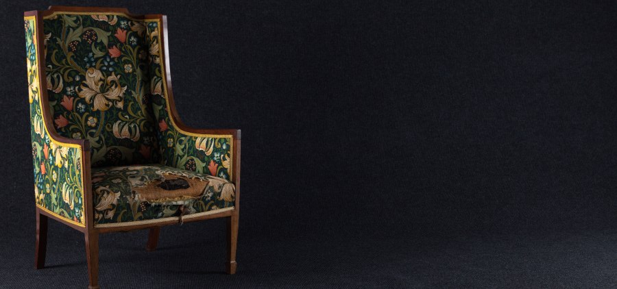 empty armchair