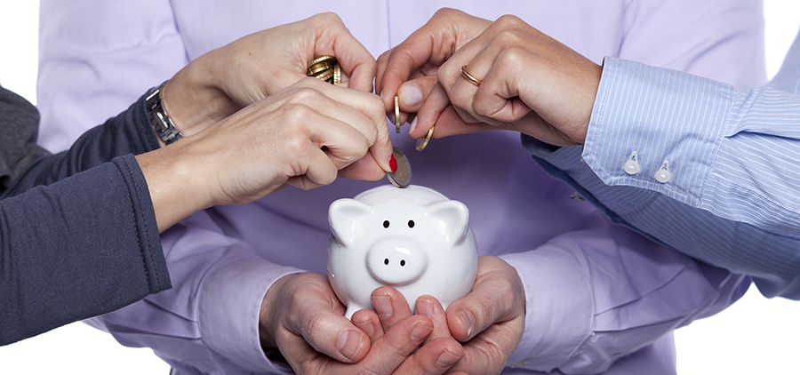 donating to charity - giving money - piggybank