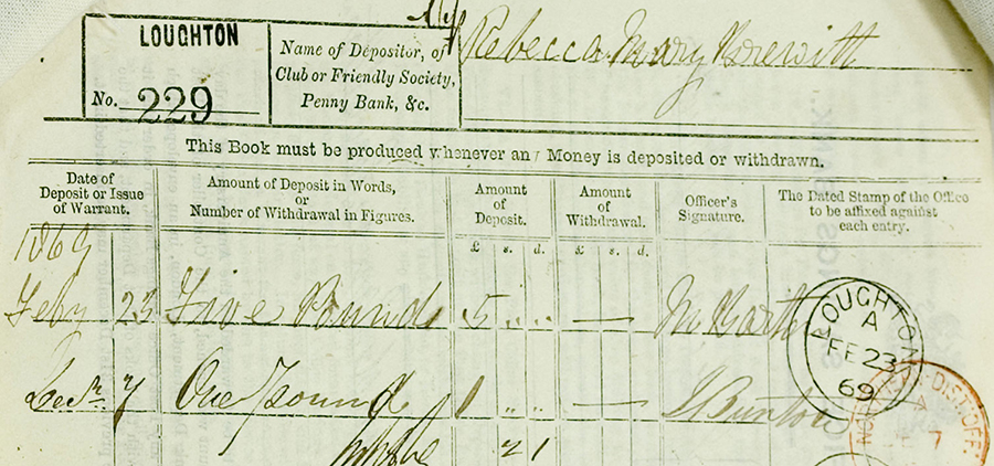 Post Office Savings Book