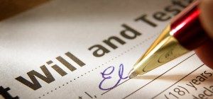 Signing Last Will and Testament