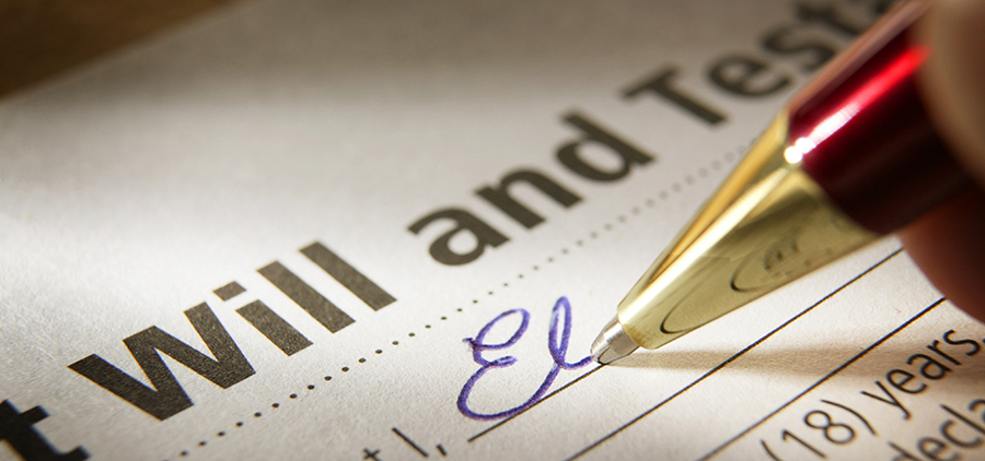 Signing Last Will and Testament
