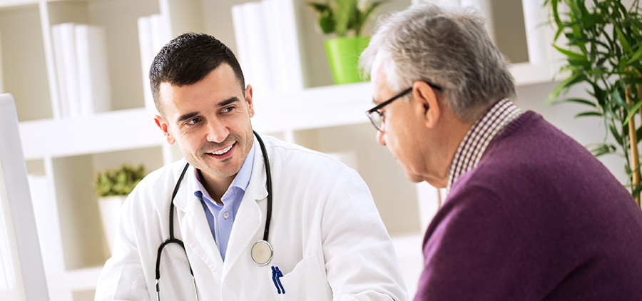 doctor with patient