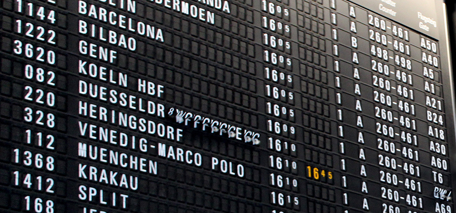 departure board european